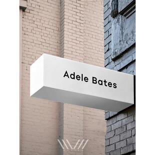 简约风亚克力门头定制通体灯箱led发光字招牌制作创意广告牌夜光