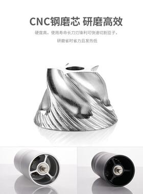 2U磨8K C摇咖 啡磨豆机 迷你F76M79HM家用手手冲咖啡研磨器具手动