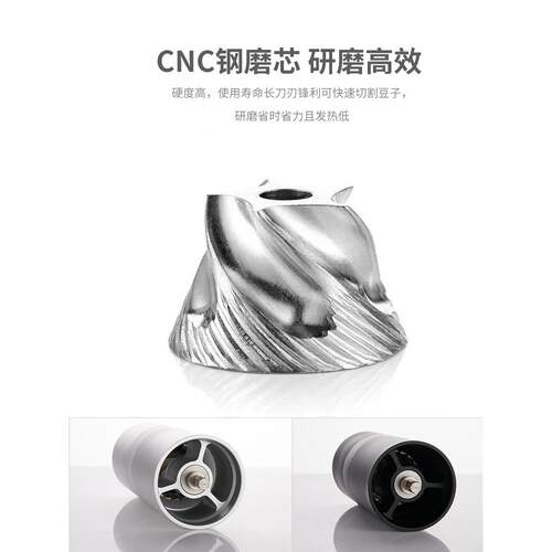 2U磨8K C摇咖 啡磨豆机 迷你F76M79HM家用手手冲咖啡研磨器具手动