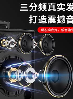 索爱 35索爱（soaiy）1寸5英35大率重低音广场舞音响功x23 移外动