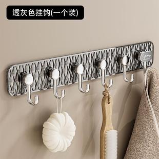 .轻奢挂钩强力粘胶免打孔门后书包挂衣架浴室卫生间墙壁上无痕粘