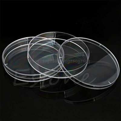1 Pack of 90mm x 15mm Biologia Sterile Plastic Petri Dishes