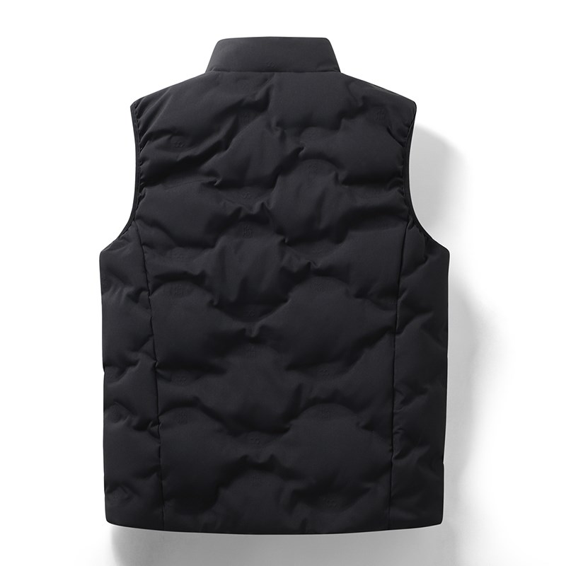 轻薄羽绒服马甲男士冬季外穿无袖立领背心保暖御寒鸭绒外套潮马夹