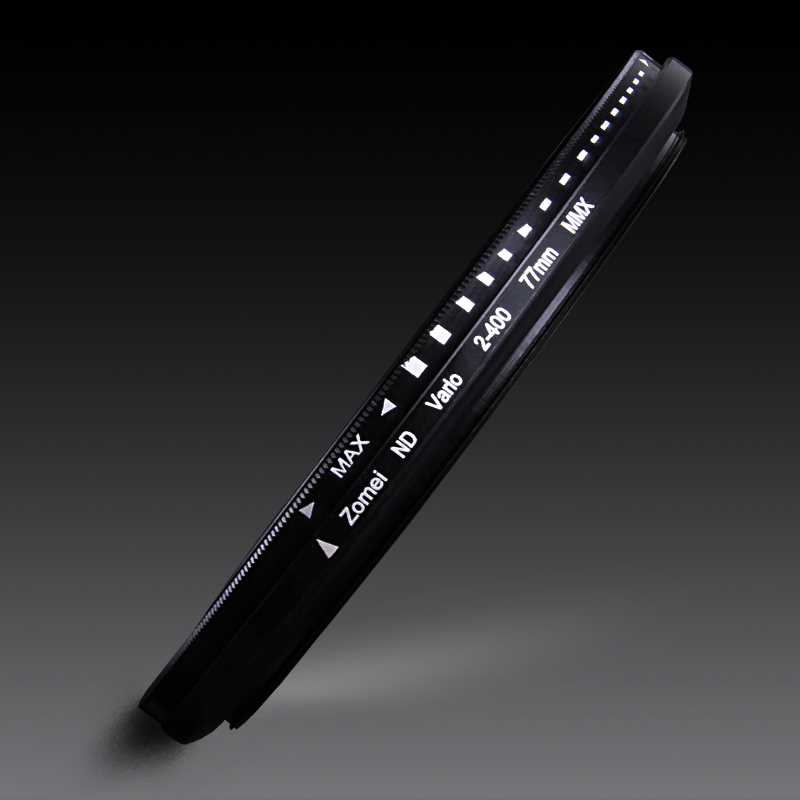 减光镜可调ND2-400超薄中灰镜49/55/58/62/67/72/77/82mm滤镜