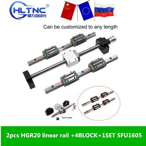 好货R ES HGR20 Square Linear guides rail 2set HGR20+ block H