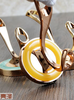 白色衣服挂钩壁挂挂衣钩单钩墙壁单个衣帽钩锌合金欧式挂衣架上墙