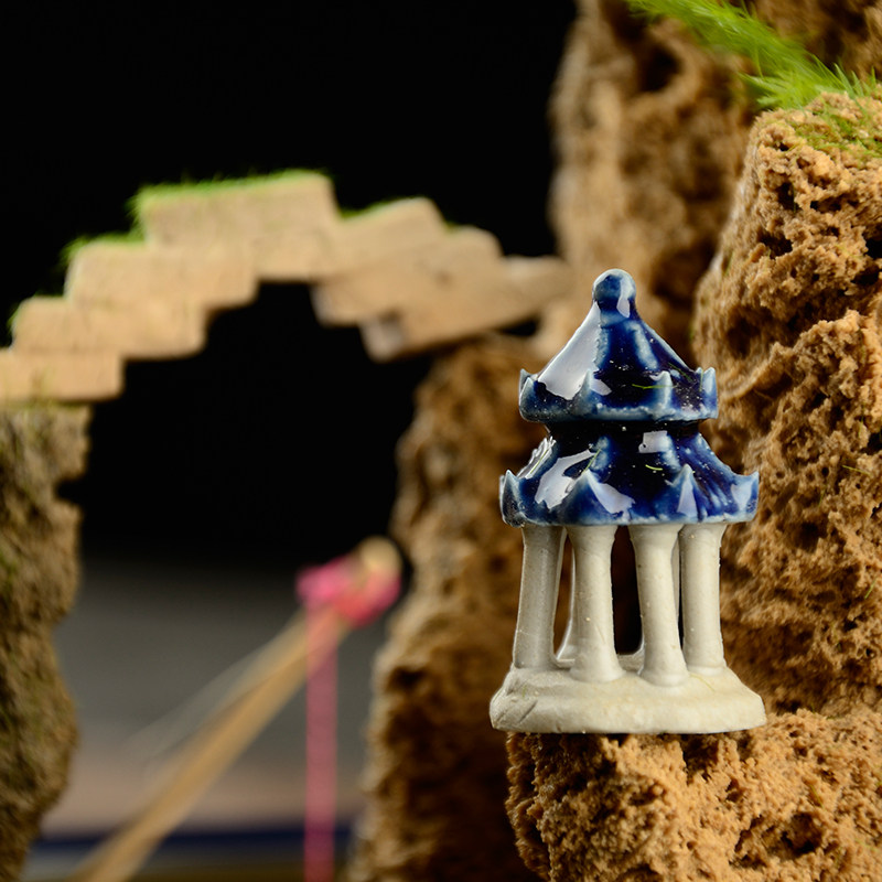 极速吸水石 上水石 组合假山盆景造景微景观奇石20-24厘米 石头可