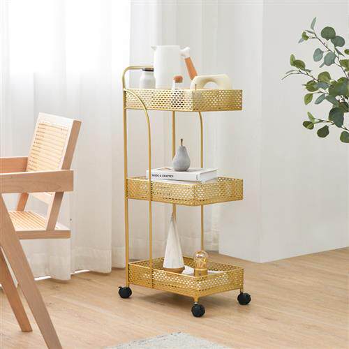 好货Nordic Wrought Iron Floor-standing Kitchen Furniture Tro