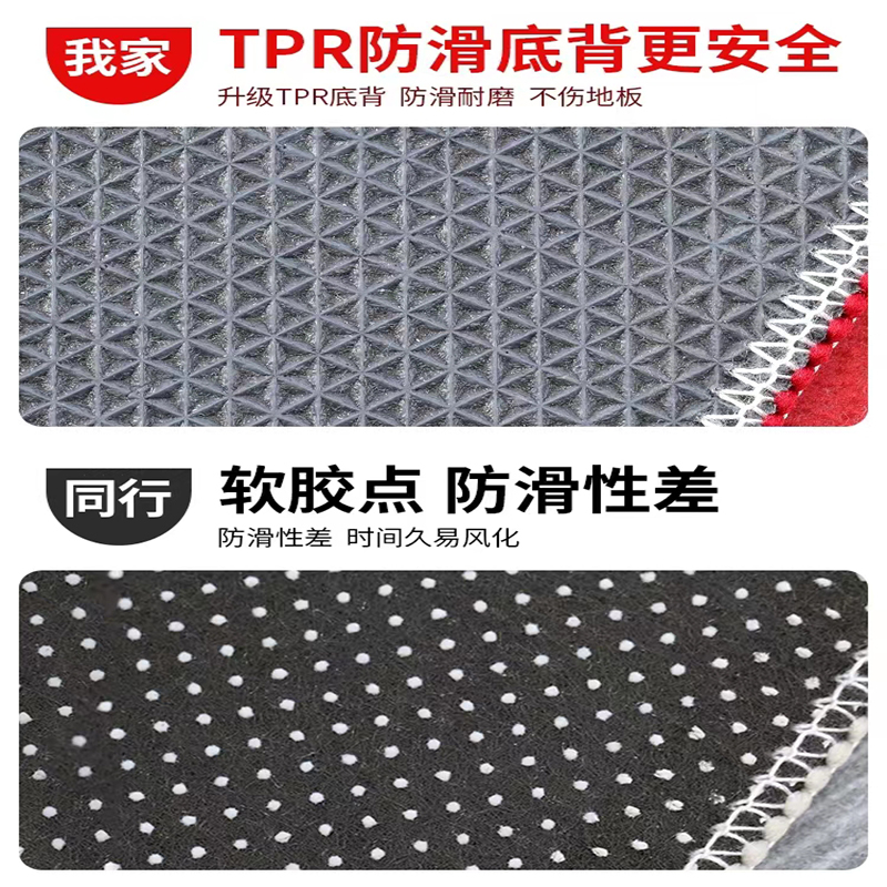 结婚喜庆红色入户门地垫喜字进门地毯玄关门垫婚房布置大门口脚垫