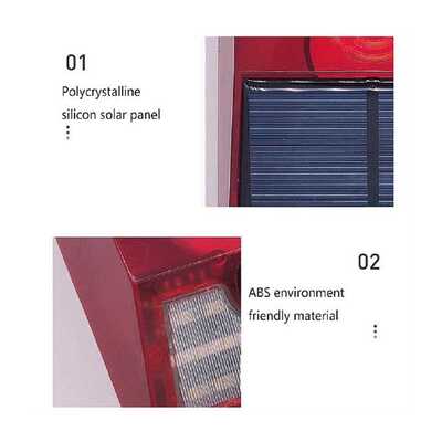 极速Solar Alarm Lamp Remote Control Security Alarms Intellig