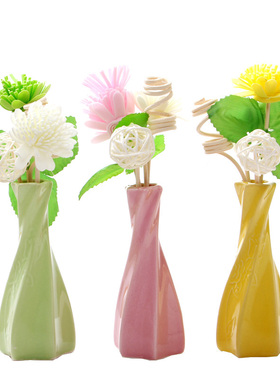 可爱室内创意摆设品房间卧室客厅现代家居装饰品陶瓷工艺品小摆件