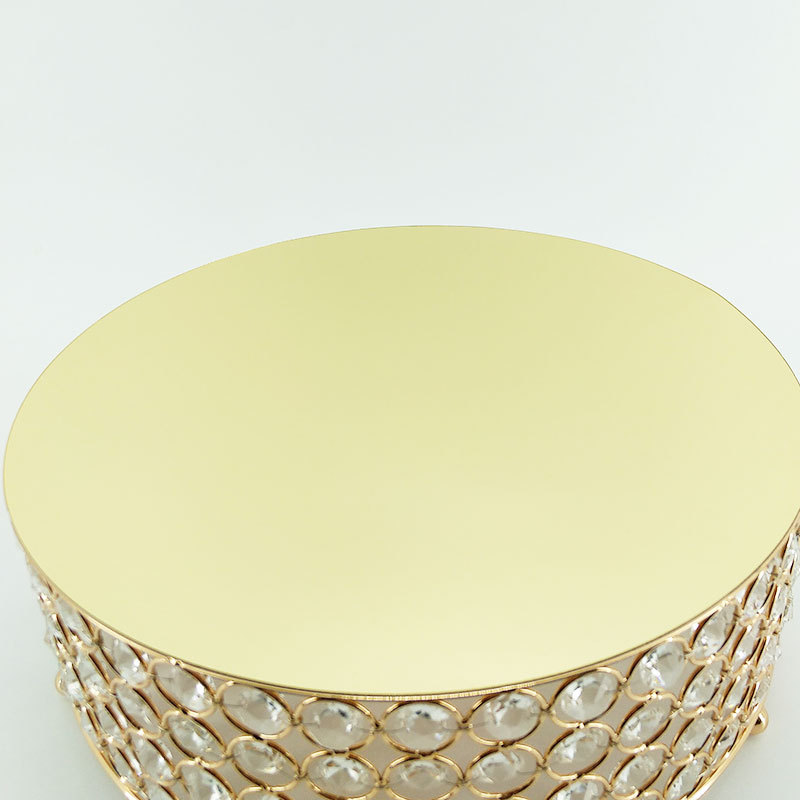 欧式铁艺水果托盘水晶亚力克镜面zakka瓷器玻璃盒 摆件蛋糕盘