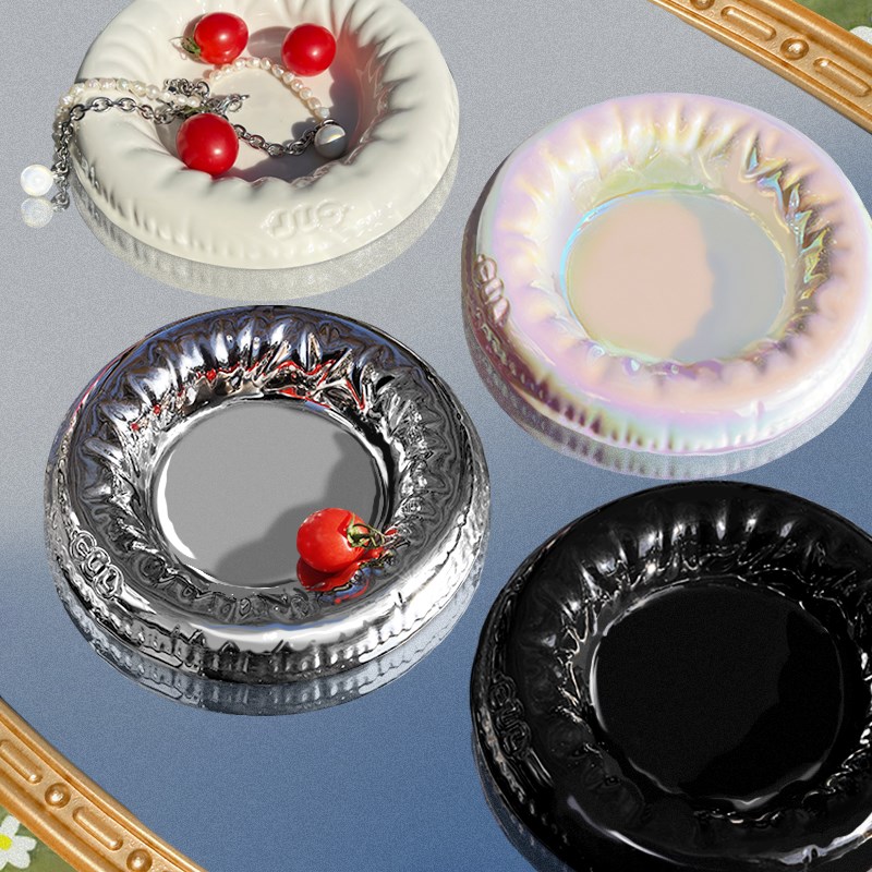 CUL陶瓷猫碗狗碗猫粮食盆防打翻猫食盆保护颈椎狗喝水碗宠物用品