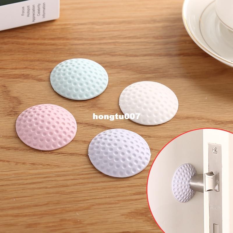 5pcs/set Wall Thickening Mute Door Stick Rubber Fender Handl