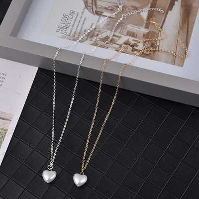 SNG New Arrival 2022 Fashion Sweet Girls Elegant Pearl Heart