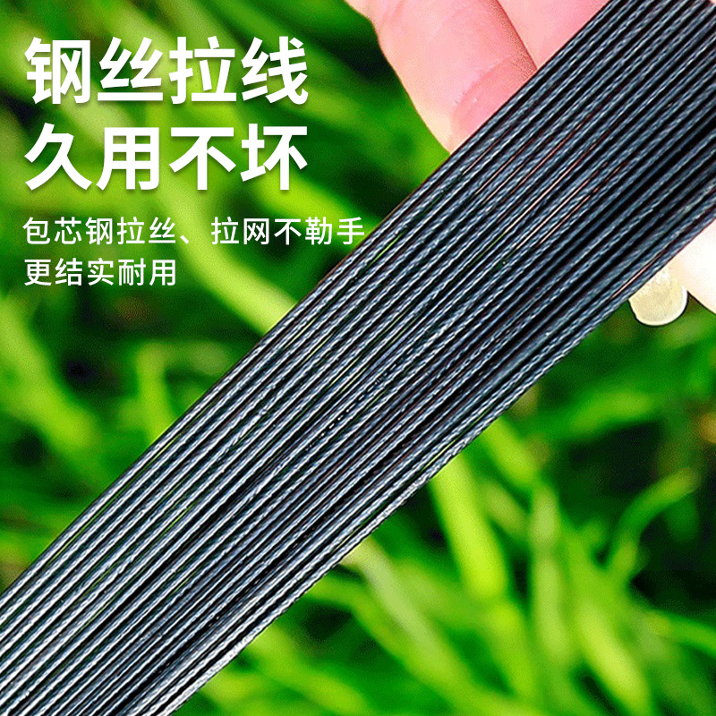 大力马线撒网60大飞盘网桐油钢拉丝链条旋网捕鱼渔网纯手工手抛网