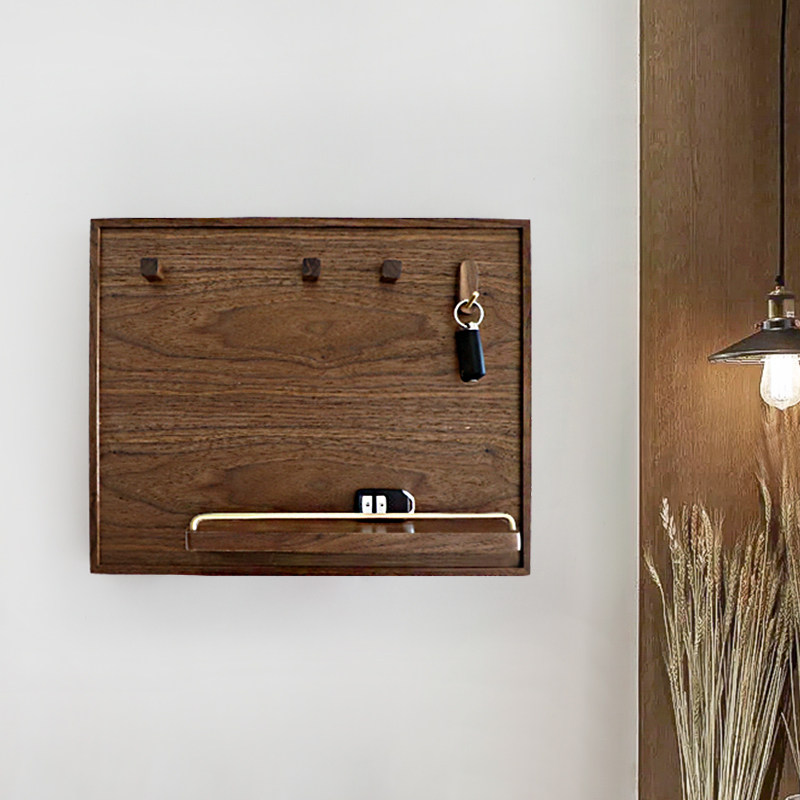 厂促实木电表箱画装饰画北欧风高端置物架强弱配电闸盒遮丑挡现品