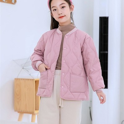 校服神器棉衣内胆初中生小学生女童加棉羽绒服内胆修身内穿小棉袄