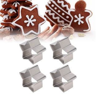 4pcs Kitchen Accessories Cookie Cutter Pentagram Heart