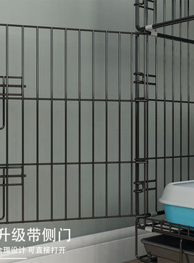 猫笼子家用室内可折叠可携式双层三层四层带厕所一体超大空间猫笼