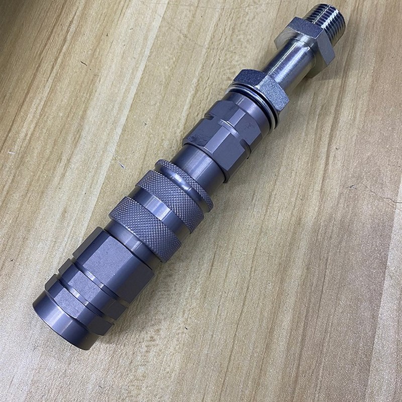 新品厂促怪手破碎锤n炮管快速接头t接头油管液压管快换快接头怪手