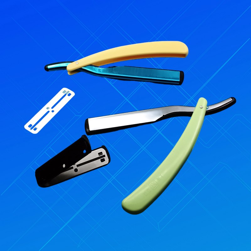 热销理发店刮胡刀老式手动剃须刀美发刮刀剃头修面刀片刀架修眉刀