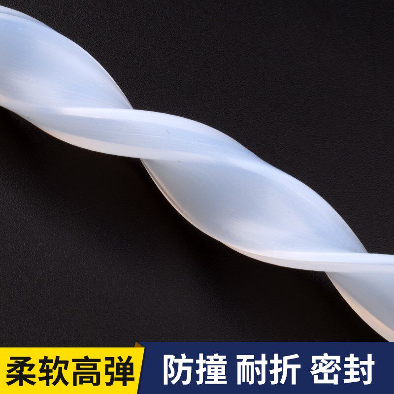 热销硅胶u型条耐高温防水半透明密封条装饰条玻璃钢板材包边防撞