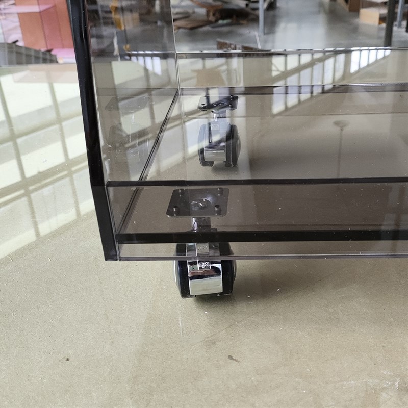 热销ins亚克力小推车沙发边几置物架家用简约移动床头柜酒餐车