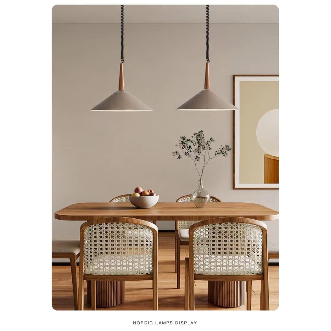 餐厅吊灯现代简约吧台橱窗悬停升降款设计师单头圆桌餐桌饭厅吊灯