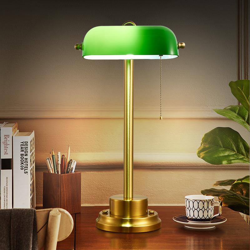 美式乡村民国风复古单头双头台灯民宿酒店办公室银行灯复古氛围灯