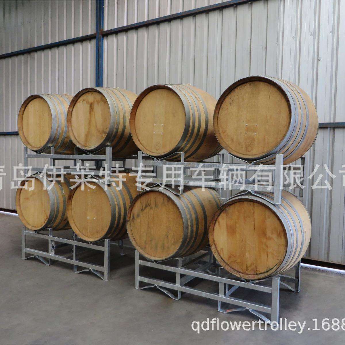 厂家直销 酒桶架 ，油桶架，可堆垛多层酒桶放置架， 节省空间