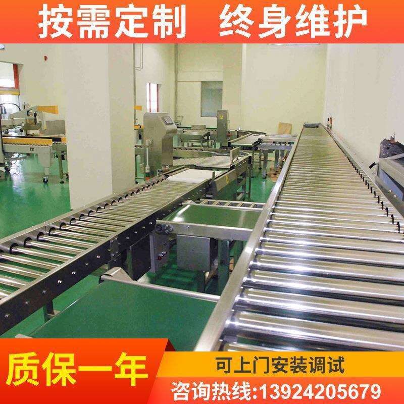 不锈钢无动力滚筒厂家镀锌滚筒滚轴流水线辊筒托辊