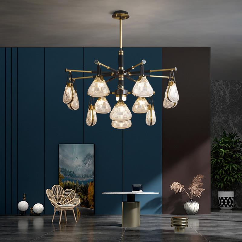 吊灯客厅灯全铜轻奢主卧室餐厅灯2021年新款创意个性福袋艺术灯具