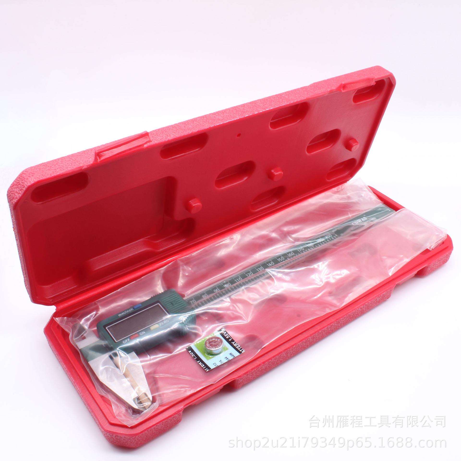 跨境 外贸 公业级高精度游标卡尺0-200mm 电子数显高准无误