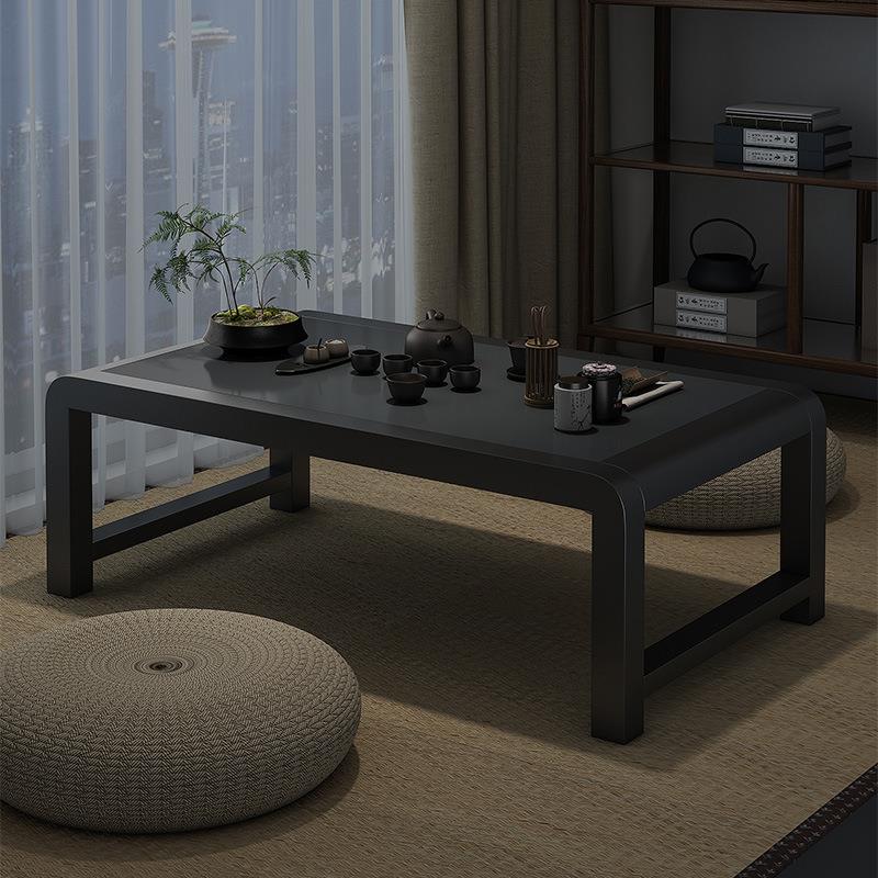 飘窗小桌子炕桌榻榻米矮桌子阳台家用茶台轻奢坐地桌日式小茶几s^