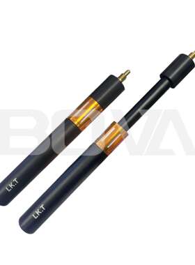 LKT台球杆专用铝合金螺旋纹伸缩加长把台球杆伸缩延长器配件