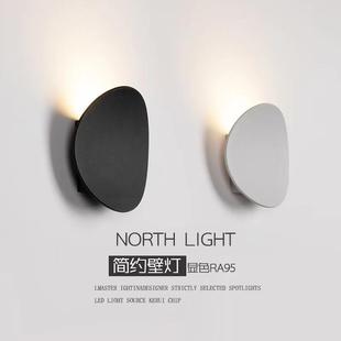 走廊过道玄关灯北欧阳台客厅背景墙卧室床头led壁灯 家用简约新款