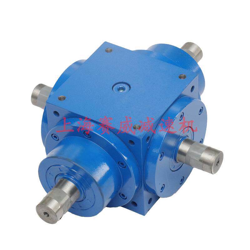 HDA14-1:1-D铸铁螺旋伞齿轮箱转向器直角换向箱锥齿轮方形减速机