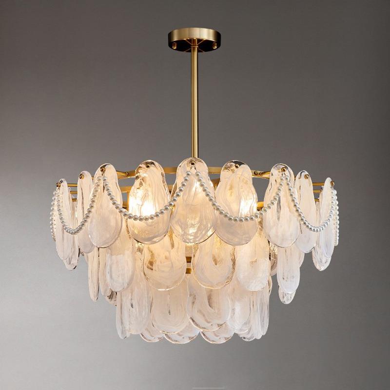 法式宫廷 复古美式玻璃吊灯 意大利现代轻奢客厅餐厅卧室吊灯
