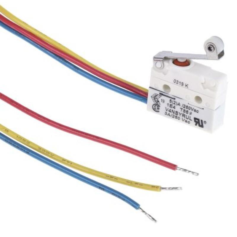 思博 V4NSYR-UL微动开关滚轮杠杆3A250V交流