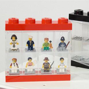 LE-GO乐-高人仔方头仔收纳盒展示柜亚克力透明防尘壁挂式抽抽乐