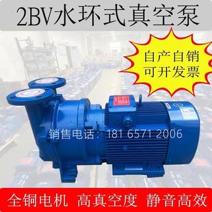 真空泵工业化工CNC精雕机模具铸铁不锈钢叶轮水环式 2BV水环式 真空