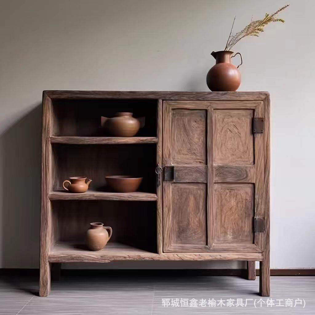老榆木收纳柜实木多格储物柜复古装饰,鲜花速递/花卉仿真/绿植园艺,割草机/草坪机,淘宝优惠券,粉丝福利购,淘宝优惠卷