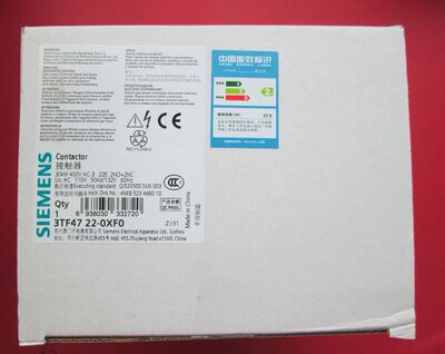 交流接触器  3TF47 22-0XFO 22E 2NO+2NC