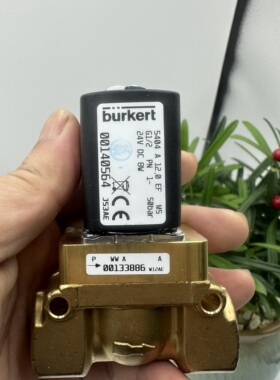 burkert电磁阀5404 A 12.0 EF M5 00140564高压电磁阀原装现货