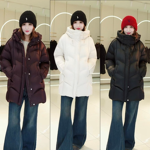 【辰大嗓严选】会发光的面料95鹅绒服一手长DF7188