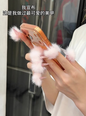 简直就是小猫咪！猫爪美甲