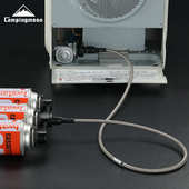 柯曼Z16黑化扁气罐延长线BKZ17高压炉具配件转接头高山丙烷连接线