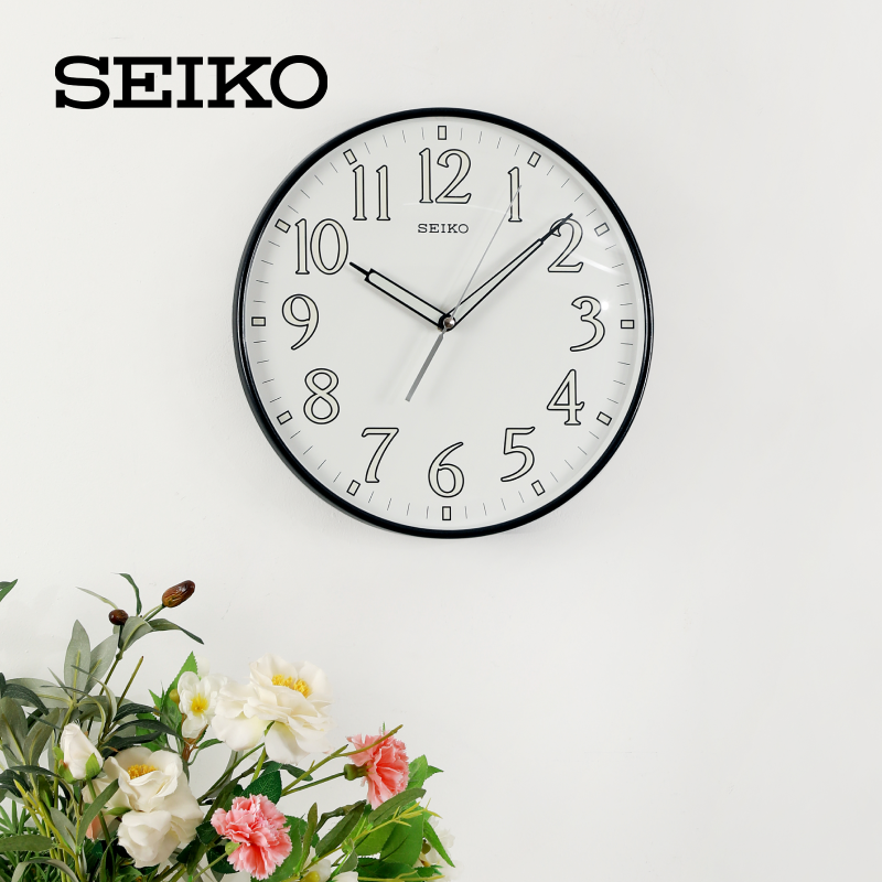 精工钟表挂钟静音客厅卧室夜光钟2024新款墙上钟表简约大数字挂表,居家日用,挂钟,淘宝优惠券,粉丝福利购,淘宝优惠卷