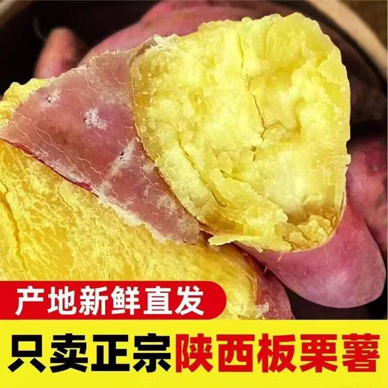 正宗陕西板栗红薯沙地新鲜红薯干面粉甜农家自种番薯现挖黄心地瓜